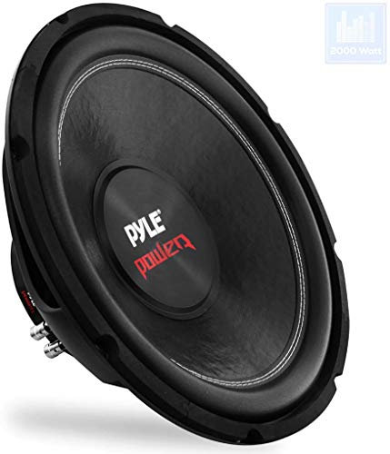 Pyle Subwoofer Auto 15 – Sistema Altoparlante Basso Alta Prestazione 2000W, Cono Carta Non-Pressata, 92 dB, 4 Ohm, Magnete 95 oz, Bobina Voce 4 Strati 2½