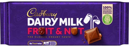 Cadbury Dairy Milk Fruit and Nut Chocolate Bar, 200g