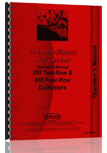 International Harvester 455 Cultivator Operators Manual