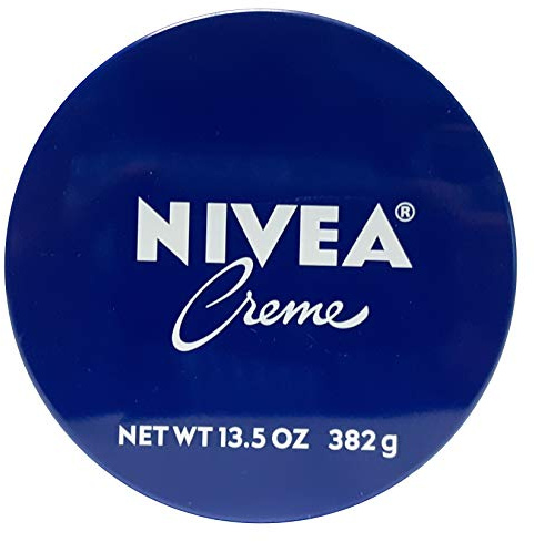 Nivea Creme Tin - 400ml Pack of 1, Whole Body Moisturizer for Acne-Prone Skin, Alcohol-Free & Antiseptic