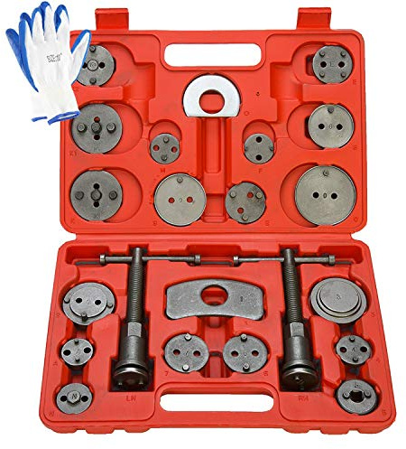 8MILELAKE Disc Brake Caliper Compressor Wind Back Tool 24pc Professional Caliper Tool Set