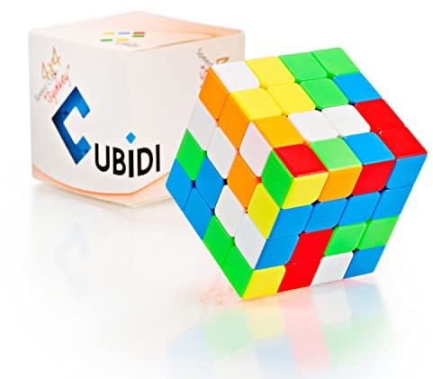 CUBIDI® Zauberwürfel 4x4 - Typ Sydney - ohne Sticker - Speedcube 4x4x4 mit optimierten Eigenschaften für Speed-Cubing - Magic Cube für Fortgeschrittene