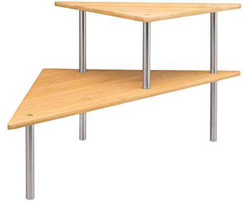 bremermann Küchen-Eckregal, Küchenregal, Gewürzregal (Bambus)