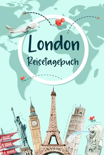 London Reisetagebuch: Urlaubstagebuch und Reiseplaner zum Ausfüllen für London | Beste Geschenke für Freunde, die Gerne Reisen | London Geschenk Tagebuch