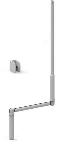 Manivelle gris clair de volet roulant 1300 mm Ø 12 mm