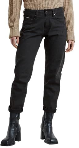 G-STAR Kate Boyfriend Jeans för kvinnor, Svart (Jet Black D15264-d189-a814), 25W / 28L