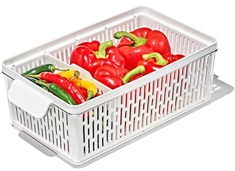 OXO Medium Bin, 13.8 x 7.4 x 4.7 in, White