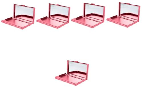VILLCASE 5stücke Business Cards Case Mit Make-up Spiegel Kreditkartenetui Für Frauen Tragbarer Visitenkartenhalter Praktische Aufbewahrung Für Karten Und Ausweise