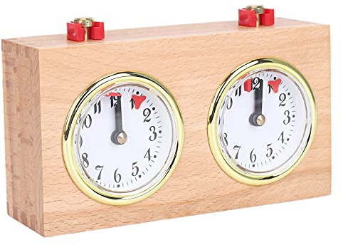 Jzoowar Schach, Professionelle Digitale Internationale Schach Uhr, Hölzerne Count Up Down Schach, Tragbare Schach