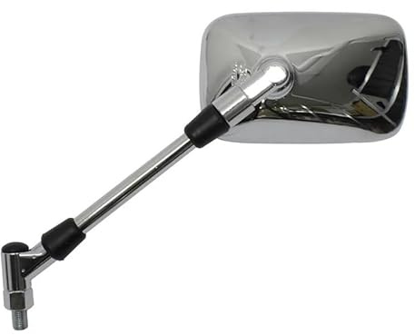 BCR Specchio sinistro moto. Specchietto motocicletta compatibile con SUZUKI AN250/400 BURGMAN 250/400cc. Specchietto retrovisore moto. Specchietto moto nero. Accessori scooter e moto.
