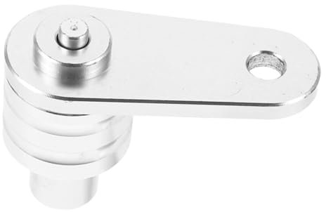 Gatuida Bremshebelsperre ATV sperren -Roller-Schloss -Diebstahlsicherungsschlösser Robustes Motorradschloss Parksperre für Motorräder Abflussrohr Aluminiumlegierung Silver