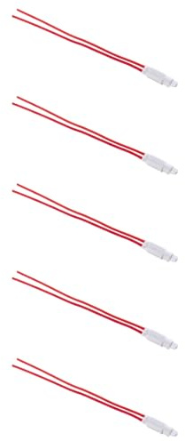 5x Luce di cortesia rossa, spia colorata per moduli basculanti, Compatibile Con BTicino Living, frutti, interruttori, pulsanti, deviatori, dimmer, sensori, Per Placche originali e compatibili