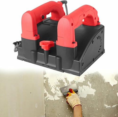 Electric Wall Planer Concrete Shovel Machine for Renovation, Paint Scraper Putty Cement Stripping Tool with Vacuum Cleaner Attachment