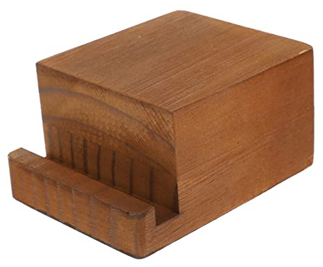 Sosoport Holz Schallplattenständer Schreibtisch Aufbewahrungshalter Vinyl Record Storage Album Organizer Display Ständer Für Heimdekoration