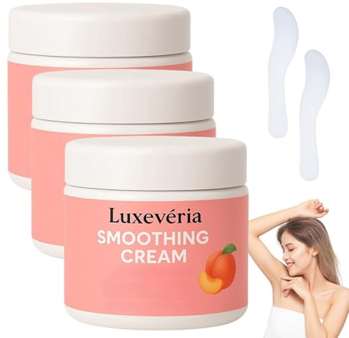 Luxevéria Gesichtshaarentfernungscreme, Herbionyx Glättungscreme, Glättungscreme, Glättet die Haut effektiv (3 Stück)