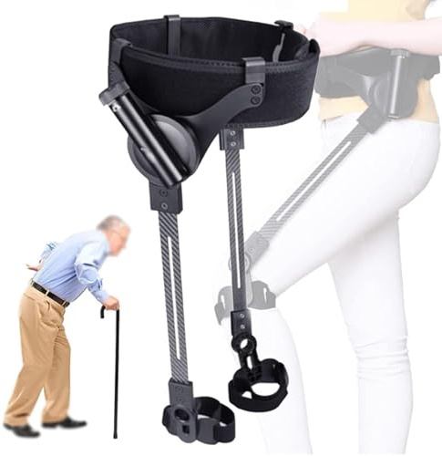Exoskeleton kraftgångshjälp, mobilitetshjälpmedel för funktionshindrade och äldre, stöd för benträning för förbättrad gånghjälp