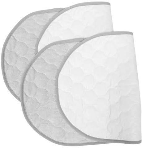 Wiederverwendbare Wickelauflage 2 Stück-pack, Oval | Baumwolle, Polyester und Tpu, Schnell Lufttrocknend, Faltbar, für Babys, Jungen und Neugeborene
