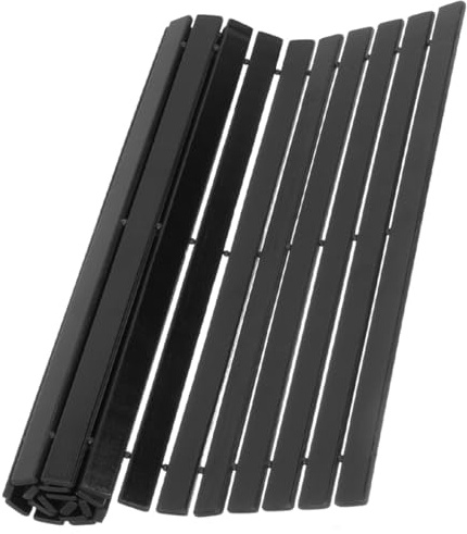 CORHAD Tappetino in Bambù Antiscivolo per Bagno e Doccia 50x70 Cm, Zerbino Resistente All'usura Design Naturale, Cuscino da Doccia Confortevole per Casa, Ufficio e Camera da Letto