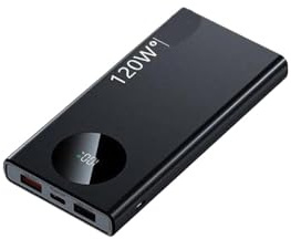 eRgDFS Caricabatterie Portatile Veloce Power Bank 120W 500000mAh Compatibile con(Black 10000 mAh)