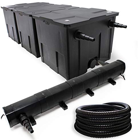 SunSun Set Filtro estanques hasta 90000l 72W clarificador UV CUV-272 Tubo 5m