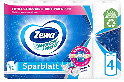 ZEWA Wisch&Weg Sparblatt 4x74
