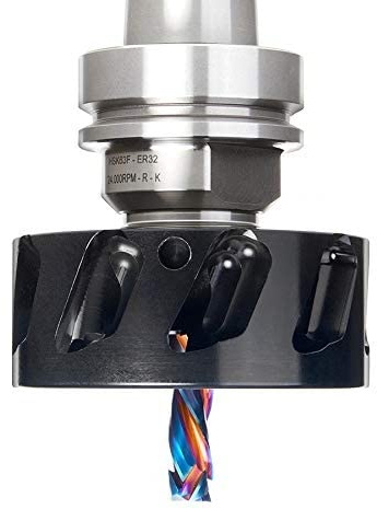 Amana Tool DCE-05 CNC Dust and Chip Extraction Nut System 98mm for ER32 Collet