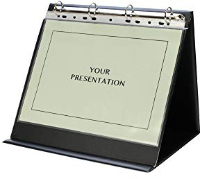 Lansdale A4 Presentation Table Top Flipchart Binder (Black)
