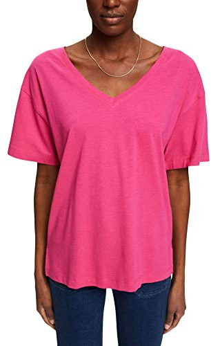 ESPRIT T-Shirt da Donna, 660/Rosa Fucsia, XS