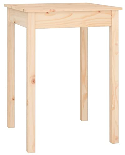 vidaXL Esstisch 55x55x75 cm Massivholz Kiefer