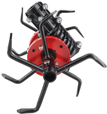 Roue d'herbe de Débroussailleuse, Tête D'ameublissement du Sol avec Accessoire de Tondeuse à Gazon Universel à 6 Griffes pour Cultivateur de Motoculteur de Jardin