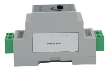 OYmFUIEeK Detector de Fugas de Agua líquida con Cable Sensor de 2 m y 35 mm DIN, Interruptor de Salida de Agua, relé de Fuga de líquido por inundación, Dispositivo de Alarma de Fugas