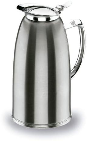 JARRA TERMO INOX – Capacidad de 0,30 litros, fabricada en acero inoxidable, diseño aislante para mantener la temperatura de líquidos.