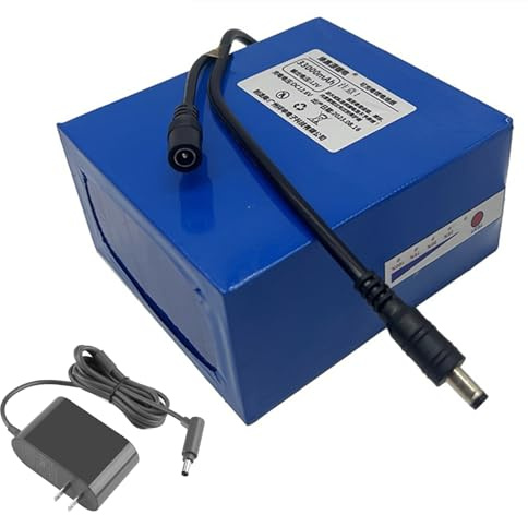 HJGHY 12V,33Ah, 12V Polymer Lithium Battery Pack 12V 12Ah 16Ah 24Ah 33Ah 45Ah Long Lasting Rechargeable Power Supply with Charger for Xenon Lights LED Lighting Outdoor Equipment