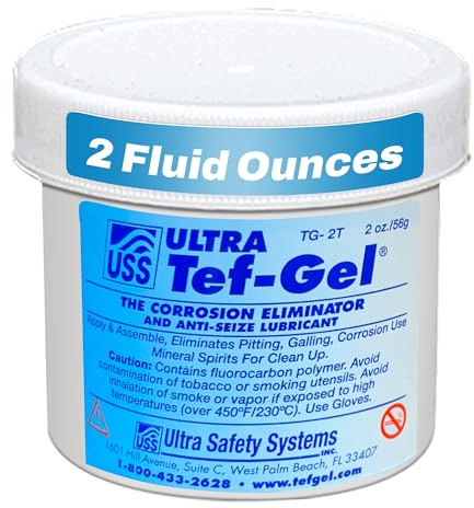 TEF-GEL Lubricante Anticorrosivo Galvánico, Tarro de 57g (2oz)
