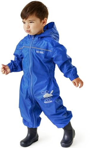 Regatta Puddle IV - Combinaison imperméable - Mixte Enfant - -Bleu (Oxford Blue)-Taille: 12 - 18 mois (86 EU)