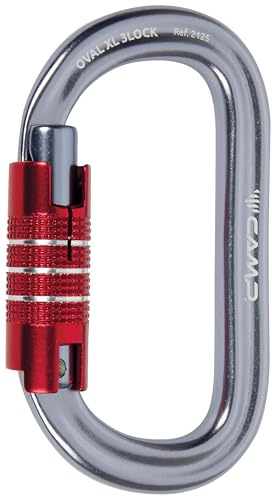 C.A.M.P. - Karabiner - OVAL XL 3LOCK - Titan, Einheitsgröße