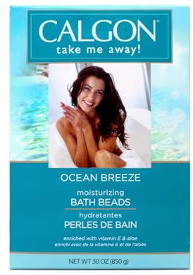 Calgon Ultra-Moisturizing Bath Beads, Ocean Breeze, 30 Ounce