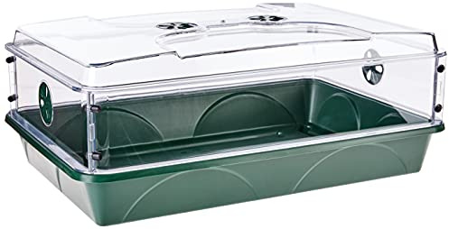 EarlyGrow 93774 Domed Propagator, 1 Height Extender, Green