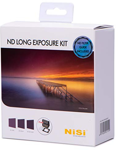 NiSi 100mm ND Filter Kit - Long Exposure Kit | Inkl. 100x100mm ND8 (0,9), ND64 (1,8), ND1000 (3.0), Filtertasche, Reinigungstuch, ND-Filterschaumdichtung