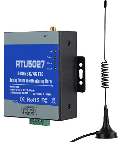 Sonew RTU5027 Système D'alarme de Panne de Courant de GSM, Alarme de Surveillance de Statut de Circuit de Tension de Défaut de Circuit sans Fil de GSM 3g/4g LTE 100-240v(EU)