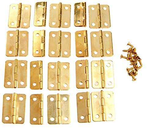 Skåp dörr gångjärn 20st 24x18mm köksskåp dörr gångjärn för kasketter möbel tillbehör lådor gångjärn för smycken lådor möbelbeslag