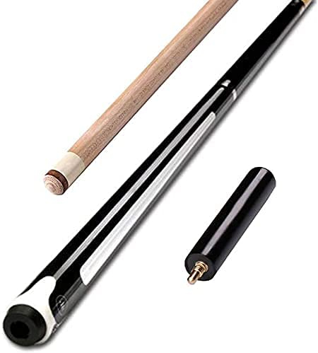 Billard Queue 57 Zoll Pool Queue Stick 1/2 Billard Stick aus Ahorn mit Erweiterungszubehör 18-21Oz Handmade Snooker Cue Billiard Cue Adult HSWYJJPFB 1106(Color:B;Size:12.75mm Tip)