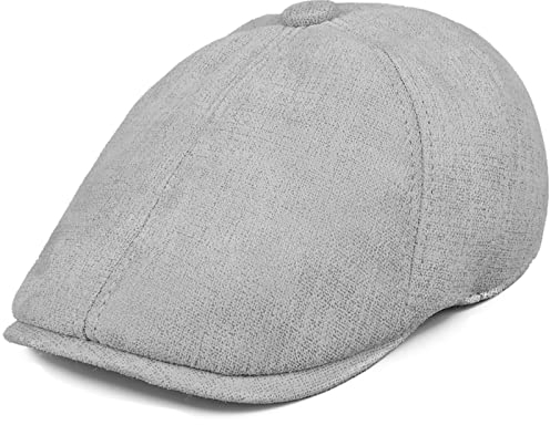 DongBao Schirmmütze Kappe aus Leder Unisex Mütze Damen Herren Schiebermütze mit Ohrenklappen Sportmütze Newsboy Flatcap Berett Cap