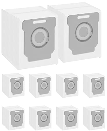 BONBELONG 10 Staubsaugerbeutel für iRobot Roomba i7 i7+ i7 Plus S9 S9+ i3 i3+ i4 i4+ i6 i6+ i8 i8+ j7 j7+ E5 E6 E7