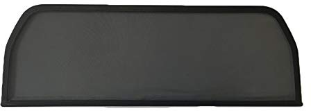 PureWind Windschott kompatibel mit Alfa Romeo Fastback Spider 105 115 Baujahr 1964-1994 (Schwarz) – Windschott Universal mit Anbaumaterial ohne Tasche