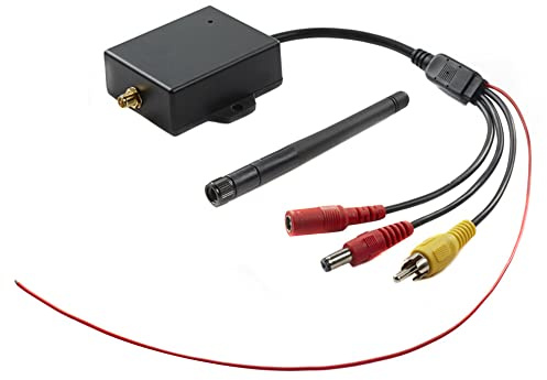 iSpchen Cámara inalámbrica WiFi AV Video Auto Cámara de Coche Transmisor y Receptor Módulo Cámara Inalámbrica de Retroceso para Asistencia de Aparcamiento Cámara de Trasero Cámara de Seguridad