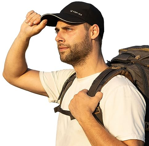 TOP-EX XL/XXL Baseball Cap Lightweight &Packable - UV Sun Cap for Running Golf, Outdoor Water-Resistant Caps for Men Women