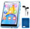 ZAQE 64GB MP3 Player Bluetooth 5.3 Stabil, 2.4 Touchscreen MP3 Bluetooth Tragbarer, HiFi Mp3 Player mit Lautsprecher, FM Radio, Diktiergerät, Inklusive Kopfhörer, Unterstützt bis zu 128GB (Blau)