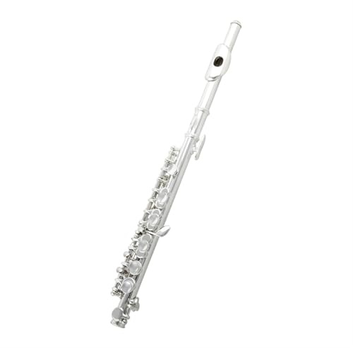 Classic Flûte Traversière Instrument À Vent Pour Débutant En Bois En Cuivre Blanc Et Plaqué Argent Piccolo C-tune