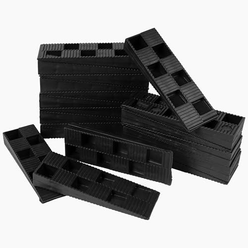 Repa Market Cunei in plastica, 90 x 30 mm, 20 pezzi, distanziatori in plastica, cunei di montaggio, distanziatori in laminato, distanziatori per terrazze, distanziatori da parete